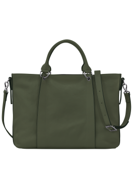 Longchamp 10198HCV - CUIR DE VEAU - KAKI sac cabas l 3d Sacs à mains