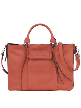 Longchamp 10198HCV - CUIR DE VEAU - SIENNE sac cabas l 3d Sacs à mains