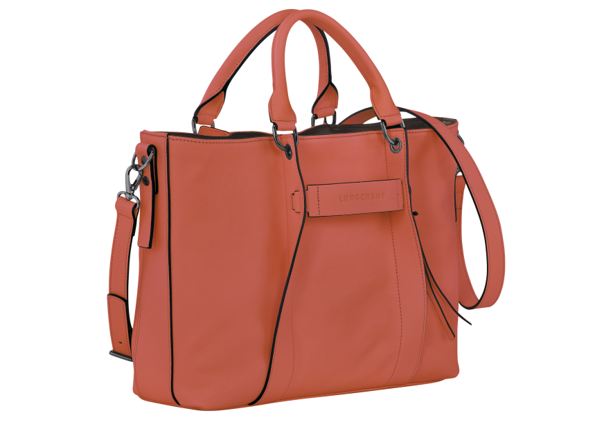 Longchamp 10198HCV - CUIR DE VEAU - SIENNE sac cabas l 3d Sacs à mains