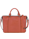Longchamp 10198HCV - CUIR DE VEAU - SIENNE sac cabas l 3d sacs-a-mains