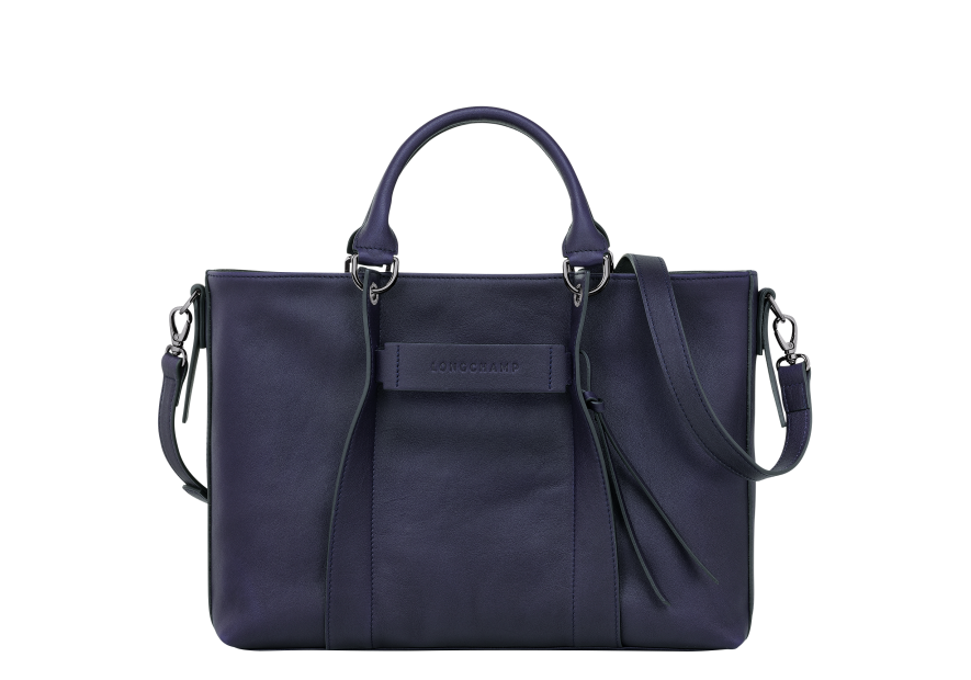 Longchamp 10198HCV - CUIR DE VEAU - MYRTIL sac cabas l 3d Sacs à mains