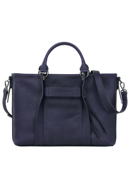 Longchamp 10198HCV - CUIR DE VEAU - MYRTIL sac cabas l 3d Sacs à mains