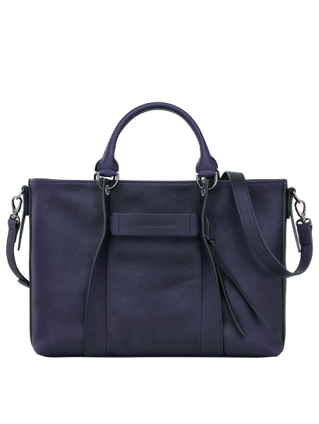 Longchamp 10198HCV - CUIR DE VEAU - MYRTIL sac cabas l 3d Sacs à mains