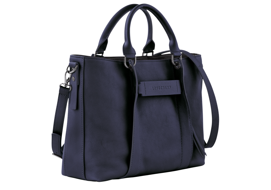 Longchamp 10198HCV - CUIR DE VEAU - MYRTIL sac cabas l 3d Sacs à mains