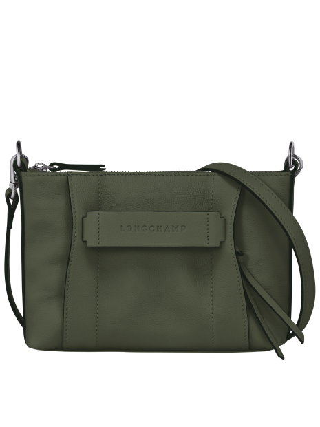 Longchamp 10199HCV - CUIR DE VEAU - KAKI sac bandoulière s longchamp 3d sacs-a-mains