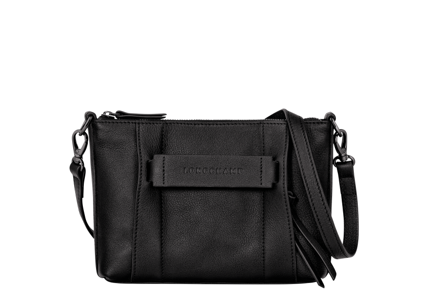 Longchamp 10199HCV - CUIR DE VEAU - NOIR sac bandoulière s longchamp 3d Sacs à mains