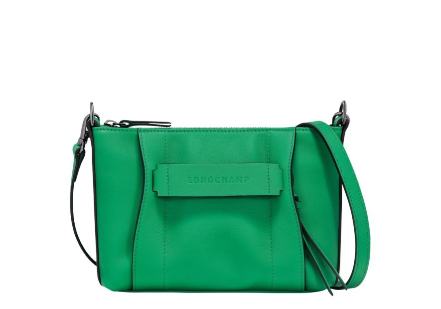 Longchamp 10199HCV - CUIR DE VEAU - VERT sac bandoulière s longchamp 3d Sacs à mains