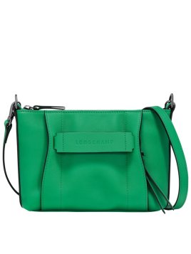 Longchamp 10199HCV - CUIR DE VEAU - VERT sac bandoulière s longchamp 3d Sacs à mains