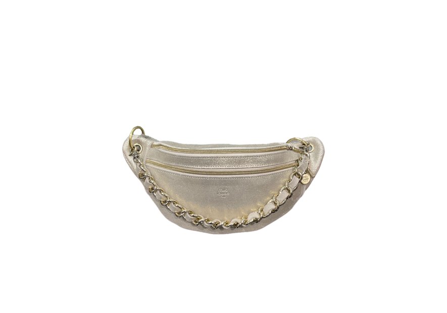 Mila Louise PETRA X - CUIR DE VACHETTE PAILL mila louise- x- banane Loisirs