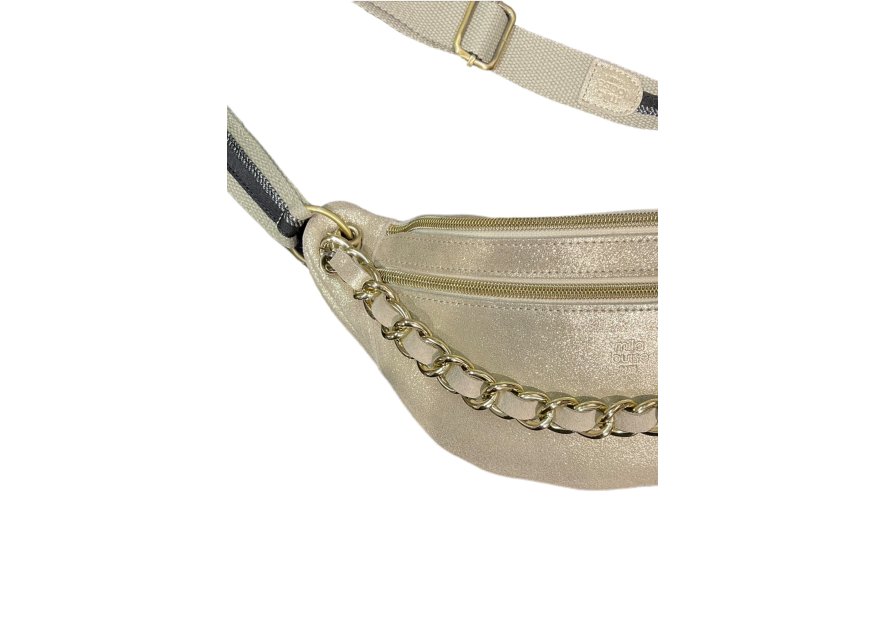 Mila Louise PETRA X - CUIR DE VACHETTE PAILL mila louise- x- banane Loisirs