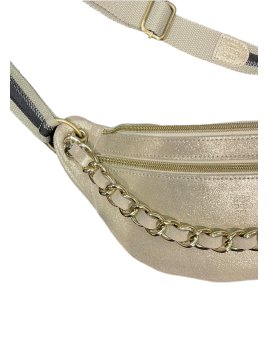 Mila Louise PETRA X - CUIR DE VACHETTE PAILL mila louise- x- banane Loisirs