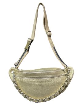 Mila Louise PETRA X - CUIR DE VACHETTE PAILL mila louise- x- banane Loisirs