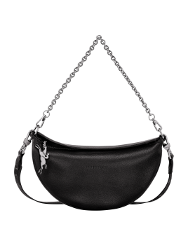 Longchamp 10224/HDS - CUIR DE VEAU - NOIR sac bandoulière s smile Sacs à mains