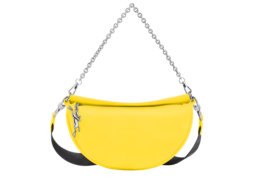Longchamp 10224/HDS - CUIR DE VEAU - JAUNE sac bandoulière s smile Sacs à mains