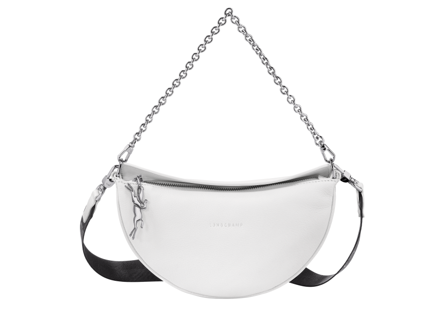 Longchamp 10224/HDS - CUIR DE VEAU - BLANC sac bandoulière s smile Sacs à mains