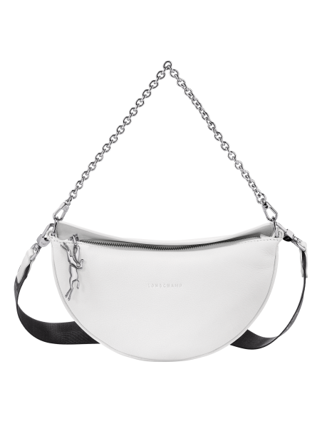 Longchamp 10224/HDS - CUIR DE VEAU - BLANC sac bandoulière s smile Sacs à mains
