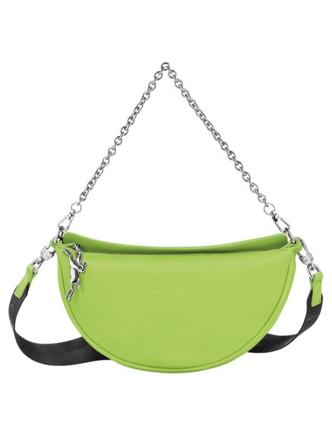 Longchamp 10224/HDS - CUIR DE VEAU - VERT  sac bandoulière s smile sacs-a-mains