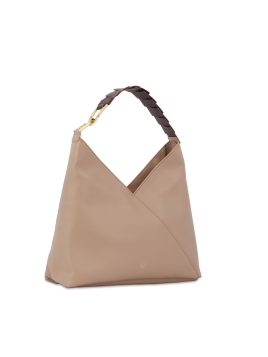 Lancel A12510 - CUIR DE VACHETTE - NATU sac hobo lancel pagode Sacs à mains