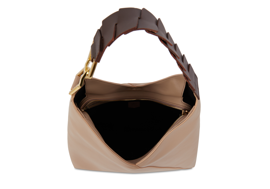 Lancel A12510 - CUIR DE VACHETTE - NATU sac hobo lancel pagode Sacs à mains