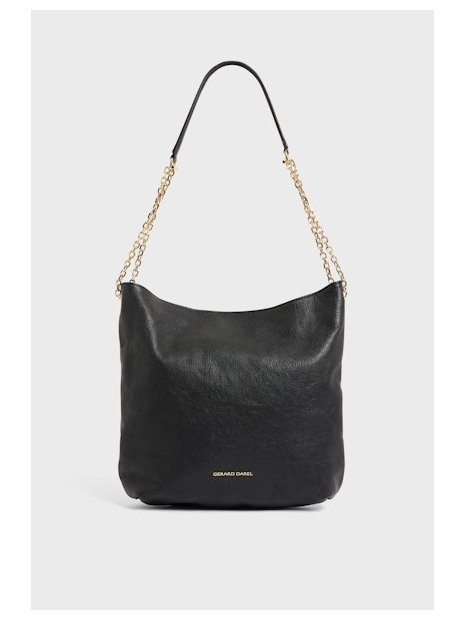 Gerard Darel LE CHARLOTTE/445 - CUIR DE VACHE sac besace gérard darel le charlotte sacs-a-mains