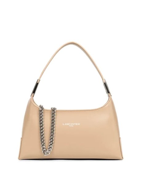 Lancaster 433-30 - CUIR DE VACHETTE - BEIG sac porté épaule suave s taille s sacs-a-mains