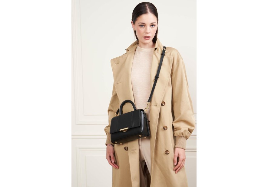 Lancaster 480-035 - CUIR DE VACHETTE - NOI lancaster - sésame trinity - sac rabat m Sacs à mains