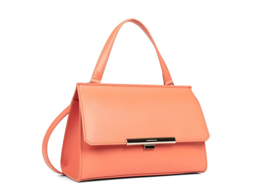 Lancaster 438-004 - CUIR DE VACHETTE - BLU lancaster- sierra- trotteur à rabat Sacs à mains