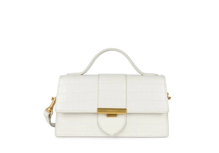 Lancaster 531-013 - CUIR DE VACHETTE FACON croco ily-sac baguette Sacs à mains