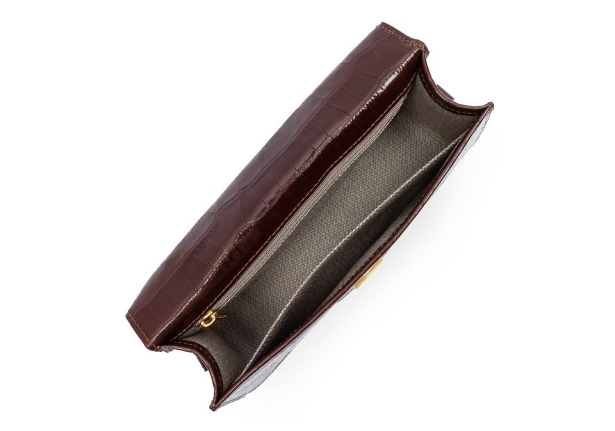 Lancaster 531-013 - CUIR DE VACHETTE FACON croco ily-sac baguette Sacs à mains