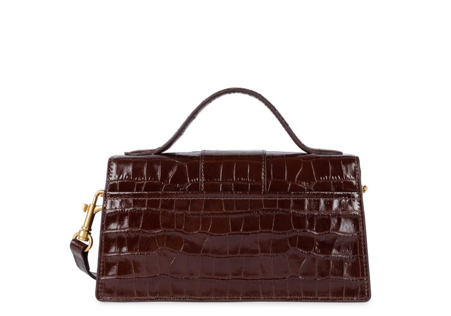 Lancaster 531-013 - CUIR DE VACHETTE FACON croco ily-sac baguette Sacs à mains