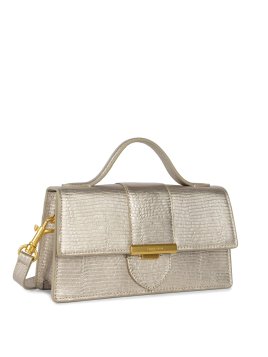 Lancaster 531-013 - CUIR DE VACHETTE - CHA croco ily-sac baguette Sacs à mains