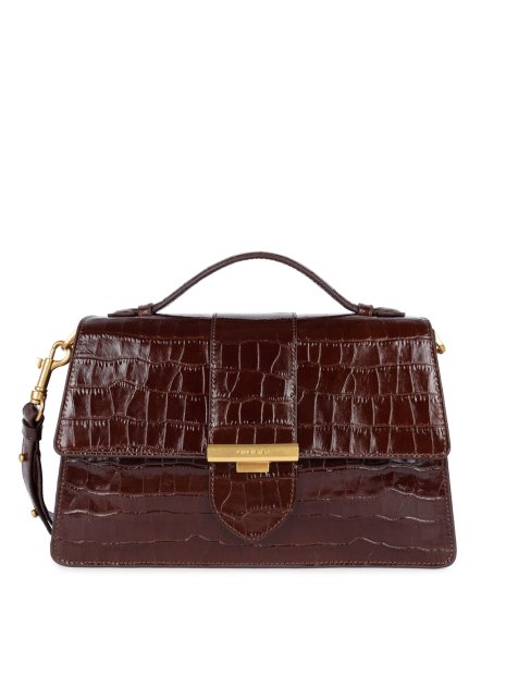 Lancaster 531-014 - CUIR DE VACHETTE FAÇON lancaster-croco ily-sac baguette sacs-a-mains