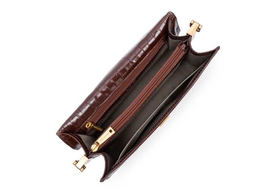 Lancaster 531-014 - CUIR DE VACHETTE FAÇON lancaster-croco ily-sac baguette Sacs à mains