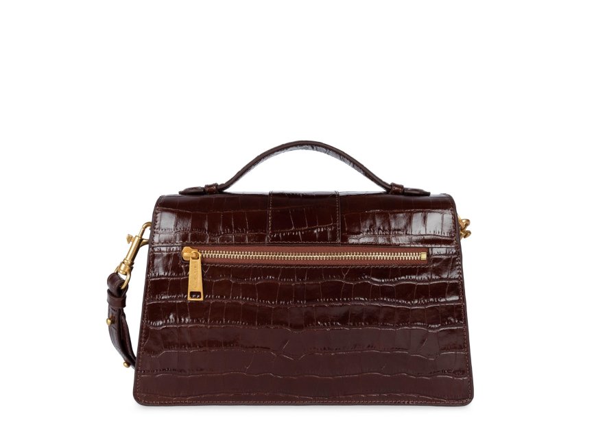 Lancaster 531-014 - CUIR DE VACHETTE FAÇON lancaster-croco ily-sac baguette Sacs à mains