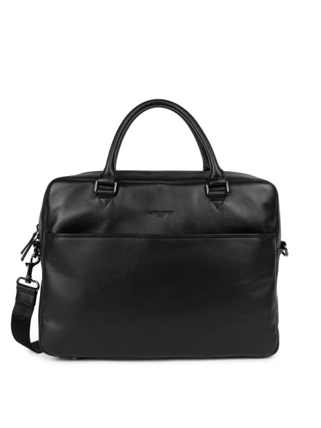 Lancaster 320-31 - CUIR DE VACHETTE - NOIR porte document soft vintage sac-business