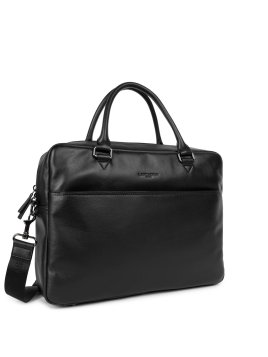 Lancaster 320-31 - CUIR DE VACHETTE - NOIR porte document soft vintage Sac business
