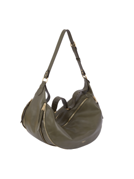 Lancel A12527 - CUIR DE VACHETTE - KAKI sac banane lancel origami Sacs à mains
