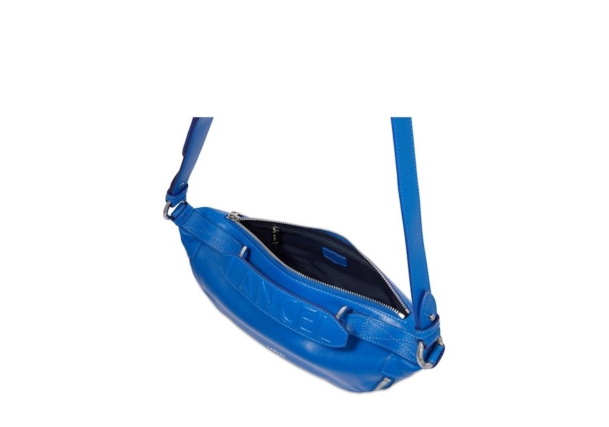 Lancel A12527 - CUIR DE VACHETTE - BLEU sac banane lancel origami Sacs à mains