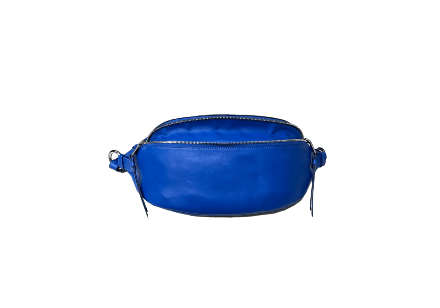 Lancel A12527 - CUIR DE VACHETTE - BLEU sac banane lancel origami Sacs à mains