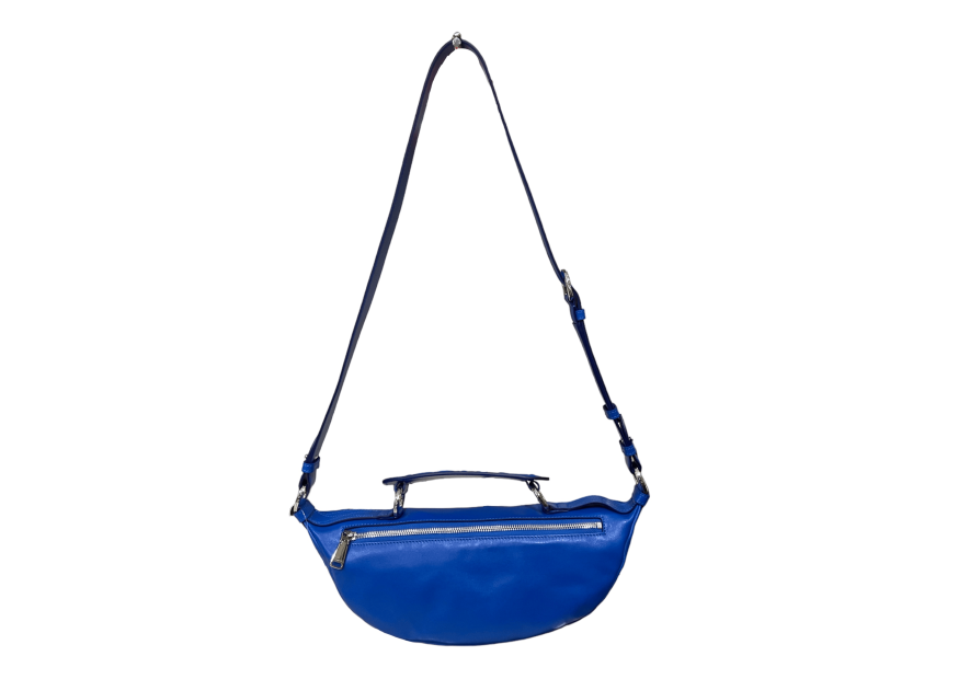 Lancel A12527 - CUIR DE VACHETTE - BLEU sac banane lancel origami Sacs à mains