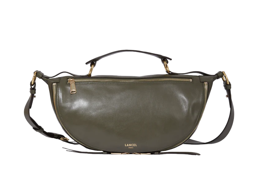 Lancel A12528 - CUIR DE VACHETTE - KAKI sac banane s lancel origami Sacs à mains