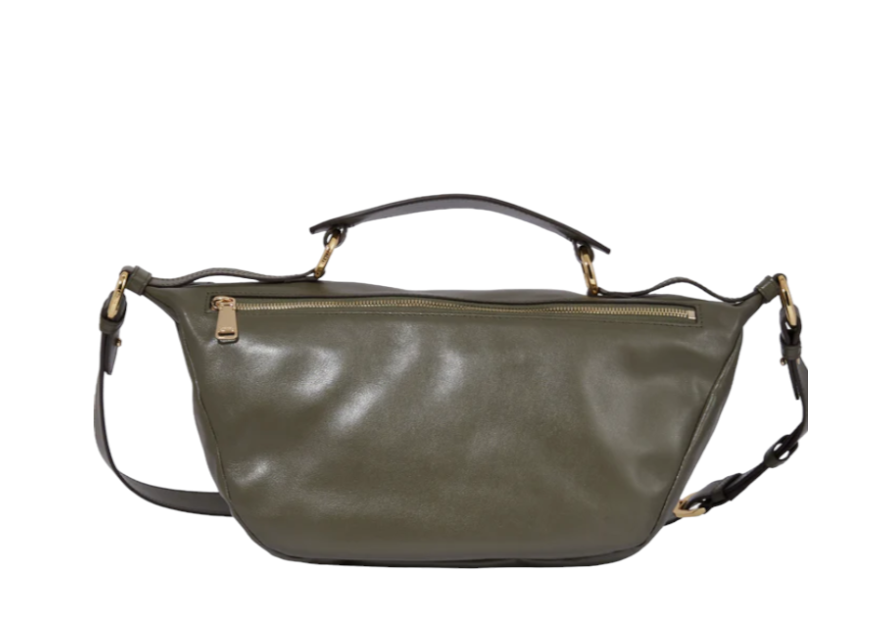 Lancel A12528 - CUIR DE VACHETTE - KAKI sac banane s lancel origami Sacs à mains