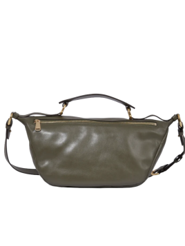 Lancel A12528 - CUIR DE VACHETTE - KAKI sac banane s lancel origami Sacs à mains