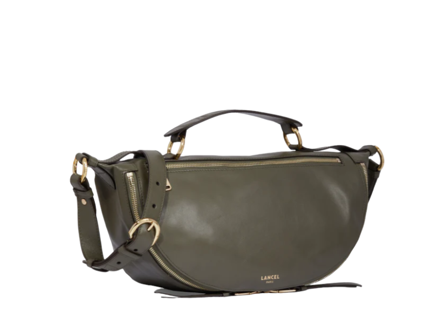 Lancel A12528 - CUIR DE VACHETTE - KAKI sac banane s lancel origami Sacs à mains