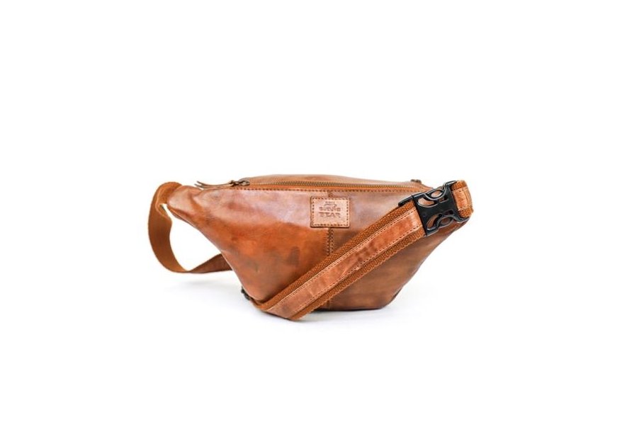 Bear Design CL36492 - CUIR DE VACHETTE - COG sac banane cuir mixte bear matt Loisirs