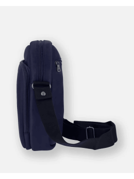 Les Ateliers Foures 9328 - CUIR DE VACHETTE - MARINE les ateliers fourès - baroudeur - sac h pélops sac h zip