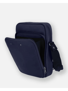 Les Ateliers Foures 9328 - CUIR DE VACHETTE - MARINE les ateliers fourès - baroudeur - sac h pélops sac h zip