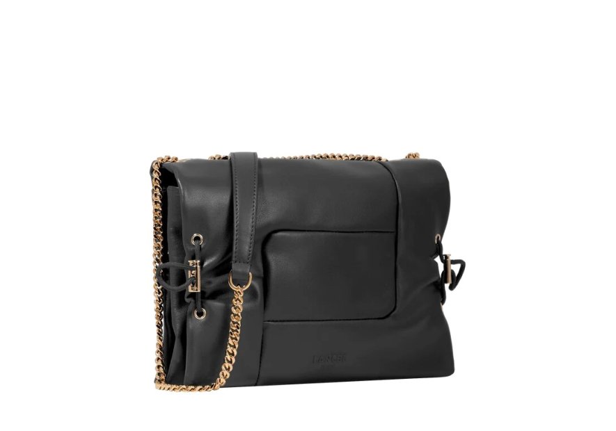 Lancel A12766 - CUIR DE VACHETTE - NOIR lancel - billie - sac rabat m Sacs à mains