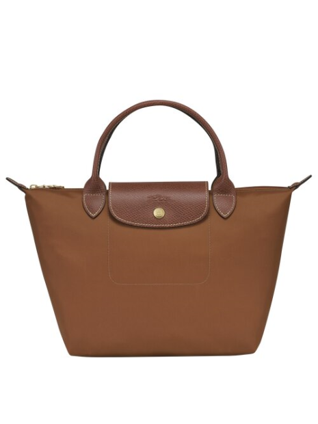 Longchamp 1621089 - NYLON ET CUIR - COGNAC sac longchamp pliage porté main s sacs-a-mains
