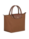 Longchamp 1621089 - NYLON ET CUIR - COGNAC sac longchamp pliage porté main s sacs-a-mains